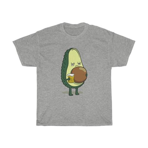 Avocado Beer Belly Shirt Funny Avocado Shirt Avocado Gift Etsy Uk