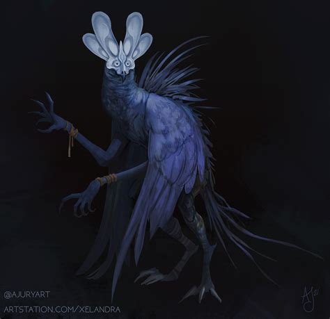 ArtStation - Monster Concept Art - Bird Creature