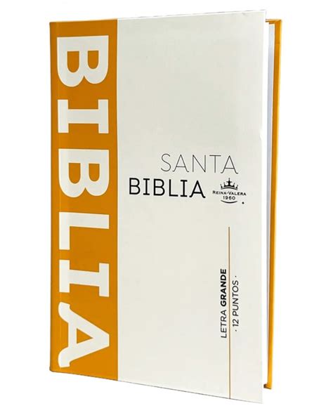 Biblia Letra Grande Rv Flexible Duotone Amarillo Blanco Envios