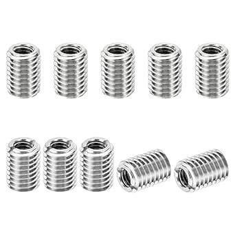 PATIKIL Thread Adapters Sleeve Reducing Nut 10 Pcs M10 1 5 Male To M6