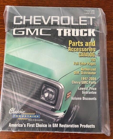 Chevrolet Gmc Truck Parts Accessories Catalog 1947 2004 Classic Industries Rareのebay公認海外通販｜セカイモン