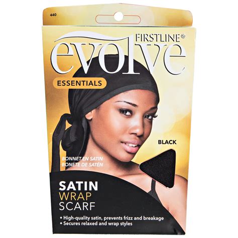 Evolve Nighttime Go Satin Wrap Cap Hair Wrap Scarf Satin Wrap Scarf