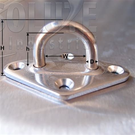 Stainless Steel Four Hole Diamond Eye Plates AISI 304 From Absolute