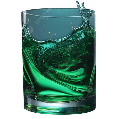 A Glass Of Dark Green Water Liquid With Splash Dark Green Water Dark Green Liquid Chlorophyll