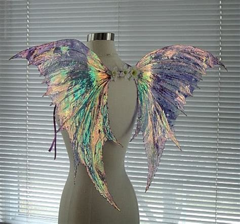 Fairy Wings Iridescent Arwen Wings Ooak Fairy Wings Adult Etsy