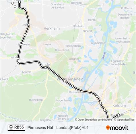 Rb Route Fahrpl Ne Haltestellen Karten Karlsruhe Hbf Aktualisiert
