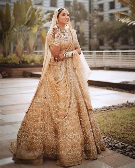 25 Golden Bridal Lehenga For Indian Brides Go Golden