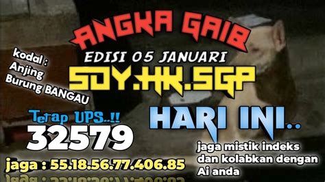 Live Misteri Angka GAIB HARI INI 05 JANUARI 2021 Pasaran TTM SDY HK