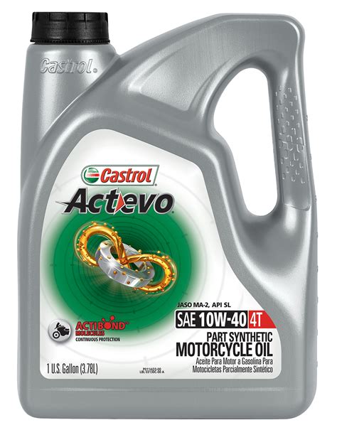 Castrol Actevo T W Part Synthetic Motorcycle Oil Gal Walmart