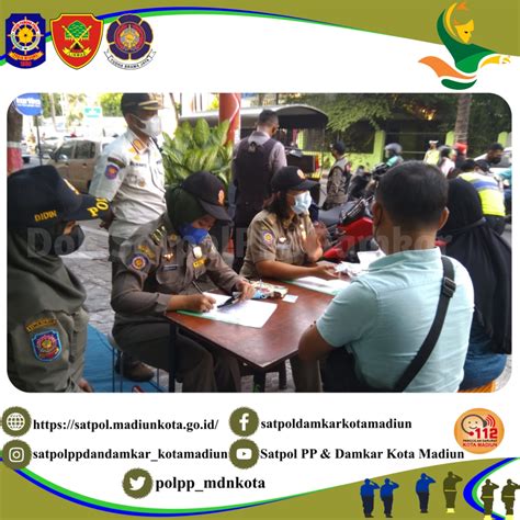 Operasi Yustisi 04 06 2021 SATUAN POLISI PAMONG PRAJA DAN PEMADAM