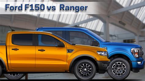 Head To Head Comparing The Ford Ranger To The Ford F Youtube