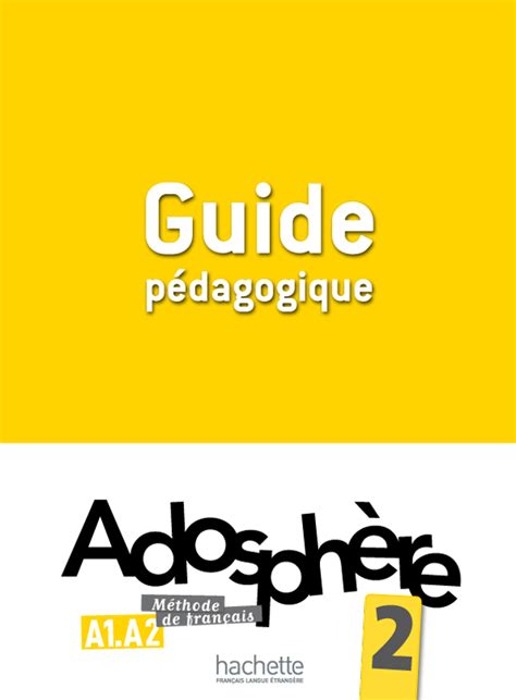 Adosph Re Guide P Dagogique Hachette Fr