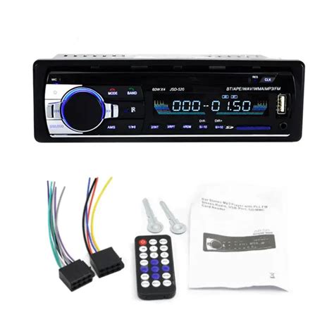 Bluetooth JSD 520 Autoradio 12V Car Radio Car Stereo Player Phone AUX