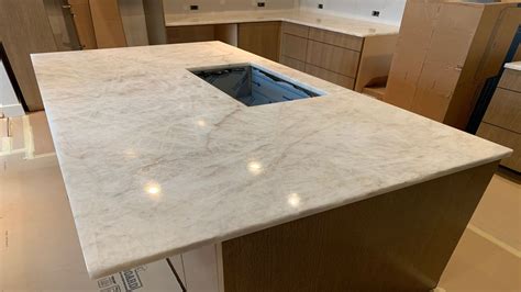 Iceberg Quartzite Kitchen Chicago Granite Countertops Chicago