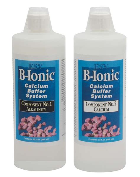 Esv B Ionic 2 Part Calcium Buffer 64oz 32oz Each Bottle