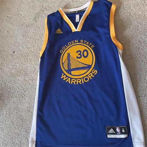 Steph curry jersey worn once - Depop