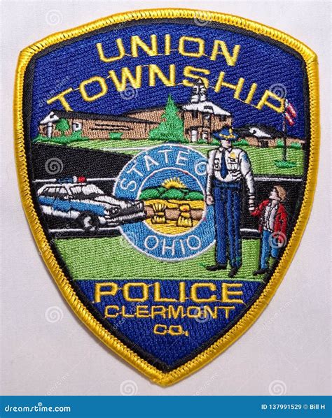 The Shoulder Patch of the Union Township Police Department in Ohio ...