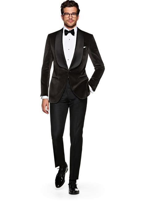 Jacket Grey Plain Washington Shawl Tuxedo C1291i Suitsupply Online Store Dress Suits For Men