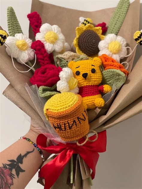 Winnie Pooh Mu Ecos Tejidos A Crochet Manualidades Tejidos De Ganchillo