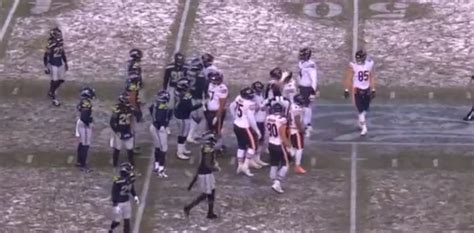 Angry Seahawks Fan Throws Snowballs On Field After Team Loses To Bears