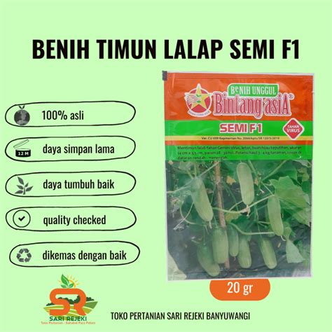 Benih Timun Lalap Semi F Gr Bintang Asia Lazada Indonesia