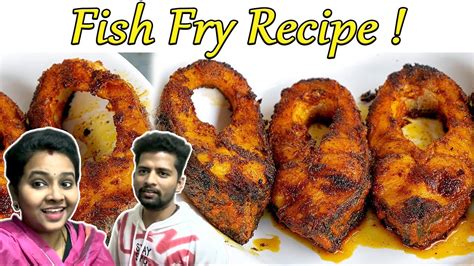 Fish Fry Recipe In Tamil Meen Varuval In Tamil Fish Fry Tawa Fish