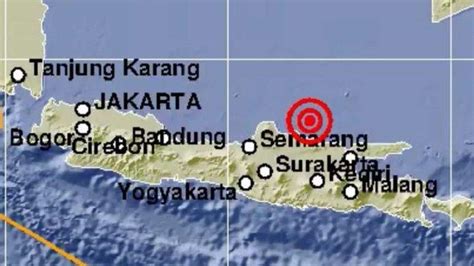 Gempa Magnitudo 6 0 Guncang Barat Laut Tuban Jatim Getaran Terasa