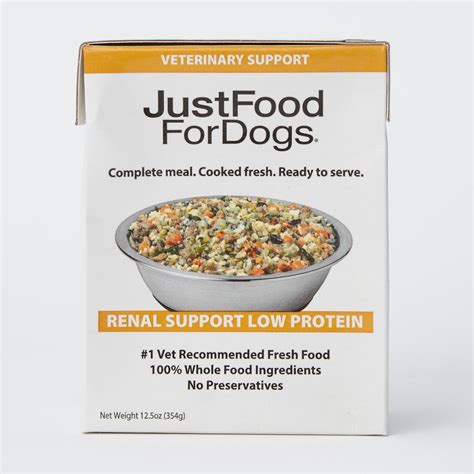 JustFoodForDogs Pantry Fresh Renal Support Low Protein Rx Support Dog ...