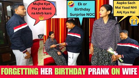 Forgetting Her Birthday Prank On Wife 🤪😝 Birthday Special Prank On Wife Arti Daksh