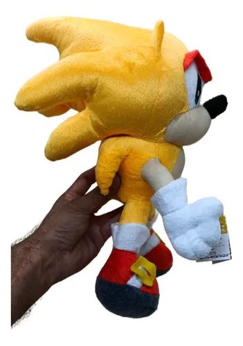 Muñeco de peluche Sonic amarillo 35 cm unisex antialérgico