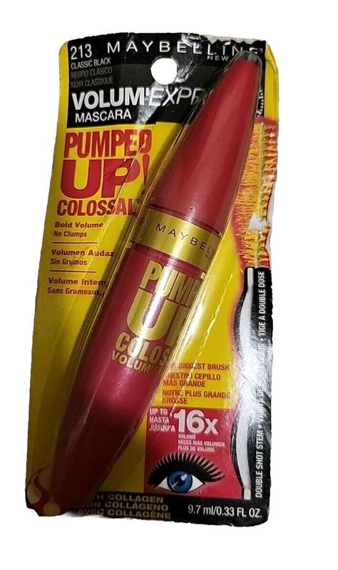 Maybelline Volum Express Mascara Pumped Up Colossal 213 Classic