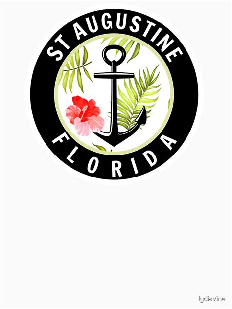 St Augustine Florida T Shirt For Sale By Lydiavine Redbubble St