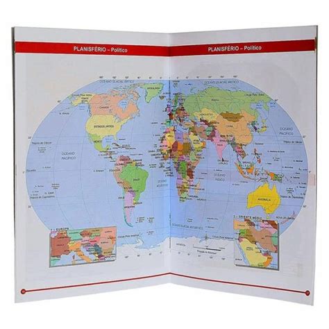 Atlas Escolar Geogr Fico Ciranda Cultural Papelaria Criativa