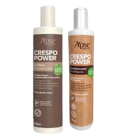 Kit Co Wash E Condicionador Crespo Power APSE Onda Dos Cachos