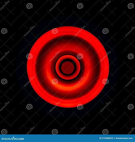 Abstract Red Circles With Shadows Stock Illustration Illustration Of