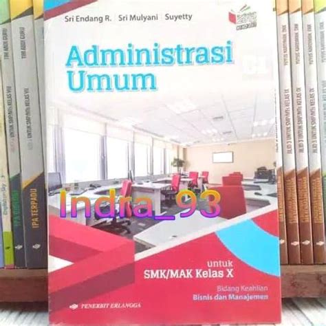 Jual Buku Administrasi Umum Kelas 1 X SMK Kurikulum 2013 Erlangga