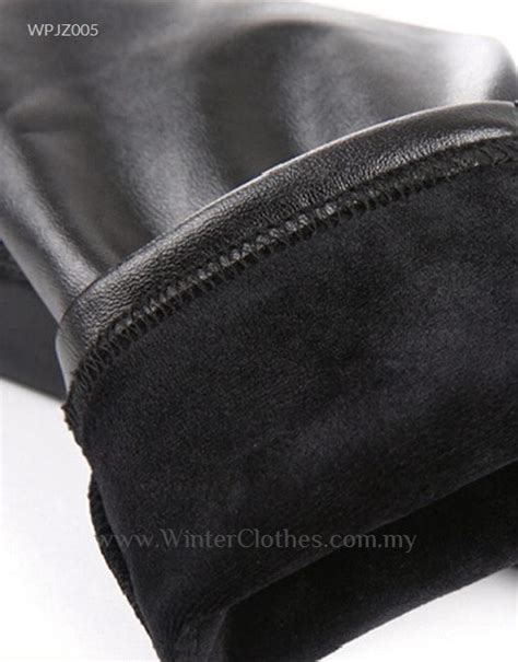 Fleece Lining High Waist Tight PU Leather Winter Leggings - Winter Clothes