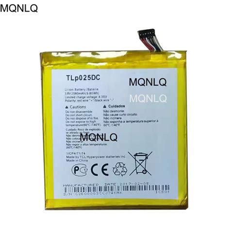 10pcs TLP025DC Battery For Alcatel One Touch Pixi 4 6.0 OT 8050 8050D OT 9001D 9001A 9001X ...