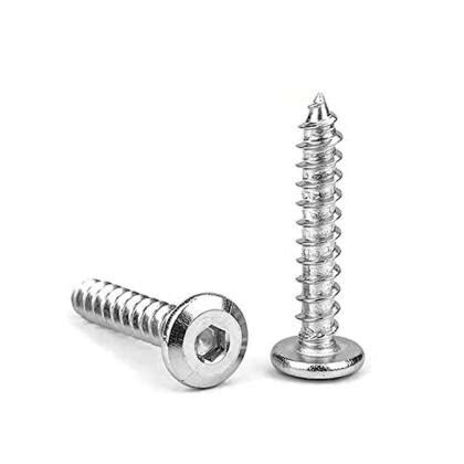 RELY Pcs 15 M6 5x50 Mm Self Tapping Allen JCB Head Head Screw Allen