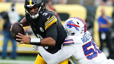 Steelers vs. Bills: Russell Wilson sacks, line struggles highlight half