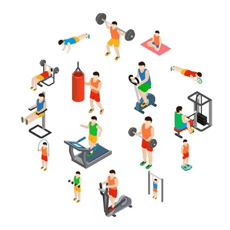 Group Fitness Vector Images Depositphotos