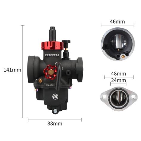 Nibbi PE Carburetor 17mm 19mm 22mm 24mm 26mm 28mm 30mm — NIBBIRACING