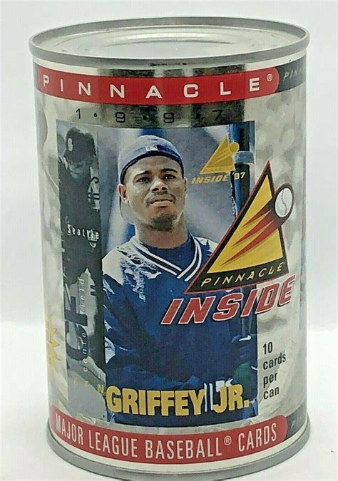 Pinnacle Baseball Cards In A Can 10 Cards Can Barry Bonds Ken Griffey