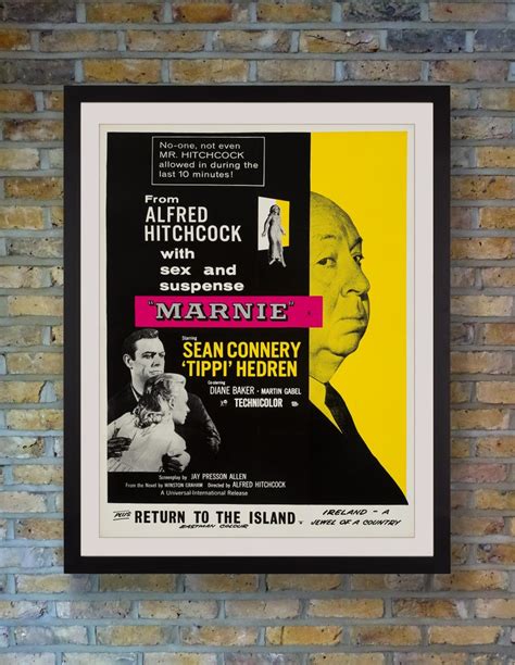 Hitchcock Marnie Original Vintage British Vertical Quad Movie Poster 1964 For Sale At 1stdibs