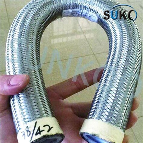 China Ptfe Polymer Lined Stainless Steel Braided Hoses Manufacturer And