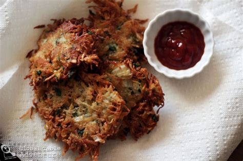 Crispy Potato Fritters | Gromperekichelcher | Global Table Adventure