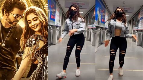 Viral Video Samantha Grooves To Beasts Song Arabic Kuthu Bollywood