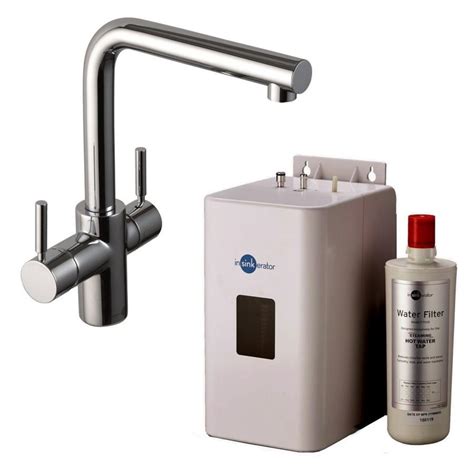 Insinkerator 3n1 L Shape Instant Boiling Hot And Cold Water Tap With Tank