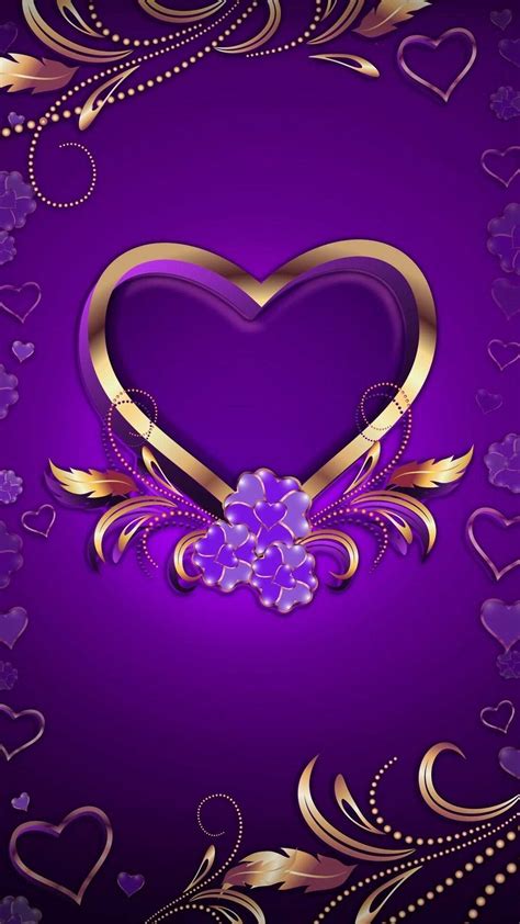 Purple Heart Wallpaper Ixpap