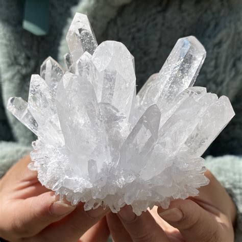 Crystal Cluster300 500g Clear Quartz Cluster Crystalquartz Etsy Canada